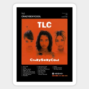 TLC - Crazysexycool Tracklist Album Sticker